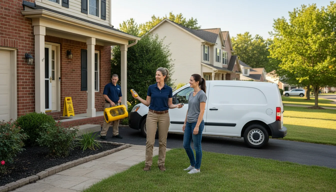 Water restoration image for Dehumidification And Cleanup Services in Mellwood, AR